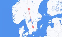 Fly fra Växjö til Rörbäcksnäs
