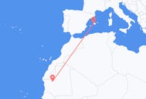 Vluchten van Atar, Mauritanië naar Palma, Spanje