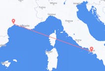 Flyrejser fra Napoli, Italien til Montpellier, Frankrig