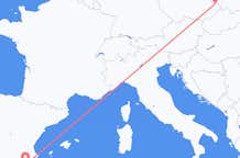 Flyg från Murcia, Spanien till Ostrava, Tjeckien