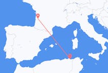 出发地 阿尔及利亚出发地 安纳巴目的地 法国波尔多的航班