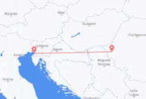 Flyrejser fra Trieste, Italien til Timișoara, Rumænien