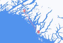 Flyrejser fra Nanortalik, Grønland til Qaqortoq, Grønland
