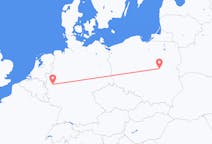 Flyreiser fra Warszawa, Polen til Köln, Tyskland
