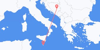 Flights from Malta to Bosnia &amp; Herzegovina