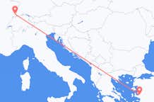 Flyreiser fra Izmir, til Mulhouse