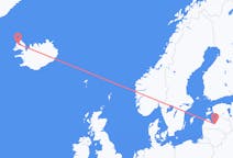 Flights from Ísafjörður, Iceland to Riga, Latvia