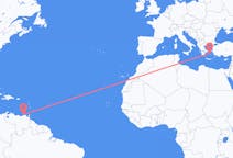 Flights from Porlamar, Venezuela to Mykonos, Greece