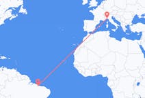 Flyreiser fra São Luís, Brasil til Genova, Italia