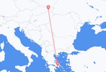 出发地 斯洛伐克从 科希策目的地 希腊雅典的航班