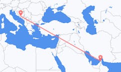 Flyg från Ras al-Khaimah, Förenade Arabemiraten till Mostar, Bosnien och Hercegovina