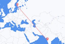 Flights from Kolhapur, India to Turku, Finland