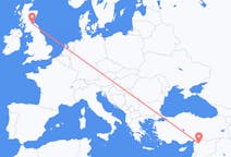 Flights from Aleppo to Edinburgh