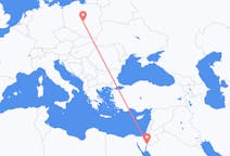 Flights from Aqaba to Łódź