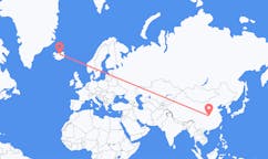 Flyrejser fra Shiyan, Kina til Akureyri, Island