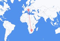Flyrejser fra Bloemfontein, Sydafrika til Napoli, Italien