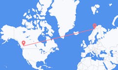 Flights from Williams Lake, Canada to Narvik, Norway