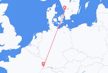 Flights from Halmstad, Sweden to Basel, Switzerland