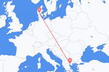 Flyreiser fra Thessaloniki, til Billund