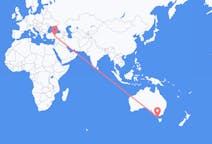 Flyreiser fra King Island, Australia til Kayseri, Tyrkia