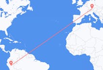 Flyreiser fra Tarapoto, Peru til München, Tyskland