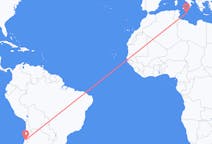 Flyrejser fra Copiapó, Chile til Malta, Malta