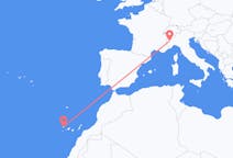 Flyg från Turin, Italien till La Palma, Spanien
