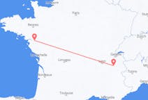 法国从尚贝里飞往法国目的地 南特的航班