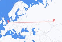 Fly fra Novokuznetsk til Amsterdam