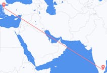 Flyreiser fra Tiruchirappalli, India til Edremit, Tyrkia