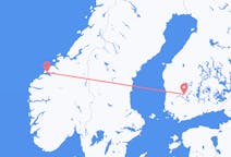 Flights from Molde, Norway to Tampere, Finland