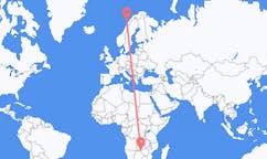 Flights from Victoria Falls, Zimbabwe to Leknes, Norway