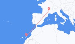 Fly fra Le Puy-en-Velay til Lanzarote