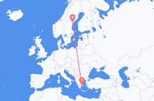 Vols depuis Sollefteå, Suède pour Athènes, Grèce