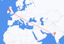 Flyg från Vadodara, Indien till Dublin, Irland