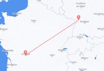 Flyg från Limoges, Frankrike till Karlsruhe, Tyskland