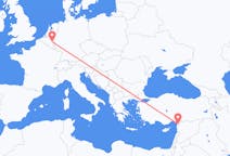 Flights from Hatay Province, Turkey to Liège, Belgium