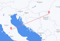 Vluchten van Perugia naar Timișoara