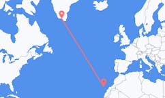 Flüge von Narsaq, Grönland nach Santa Cruz de Teneriffa, Spanien