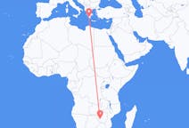 Flyrejser fra Bulawayo, Zimbabwe til Kalamata, Grækenland