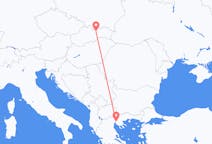 Flights from Thessaloniki in Greece to Poprad in Slovakia