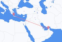 Flyreiser fra Dubai, De forente arabiske emirater til Khania, Hellas