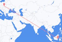出发地 印度尼西亚巴厘巴板目的地 波兰克拉科夫的航班
