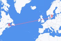 Flyreiser fra Charlottetown, Canada til Karlskrona, Sverige