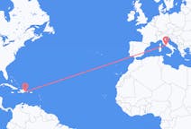 Flyrejser fra Santo Domingo, Den Dominikanske Republik til Rom, Italien