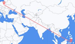 出发地 印度尼西亚出发地 万鸦老目的地 波兰拉多姆的航班