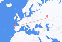 Flyg från Samara, Ryssland till Santiago de Compostela, Spanien