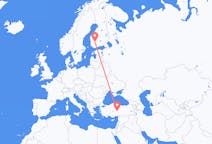 出发地 土耳其出发地 開塞利目的地 芬兰坦佩雷的航班