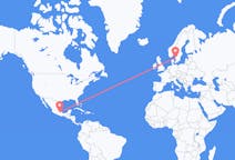 Flyrejser fra Puebla, Mexico til Göteborg, Sverige