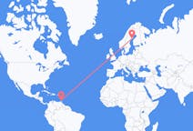 Flights from St George's, Grenada to Umeå, Sweden